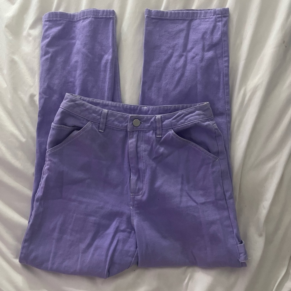 Tilly's Purple Flare & Wide Leg Jeans